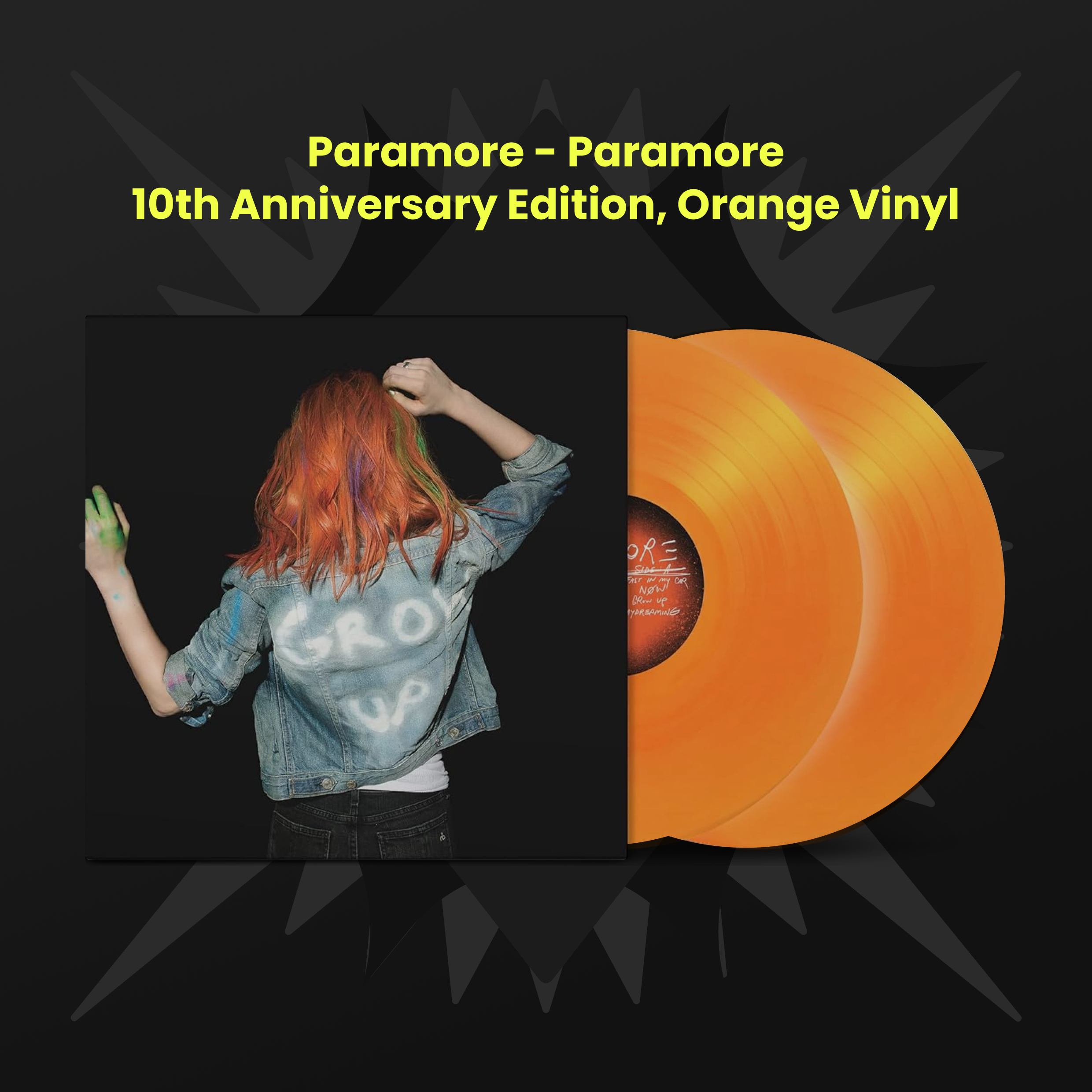 Paramore - Paramore (Vinyle orange 10e anniversaire) – High Fidelity Vinyl