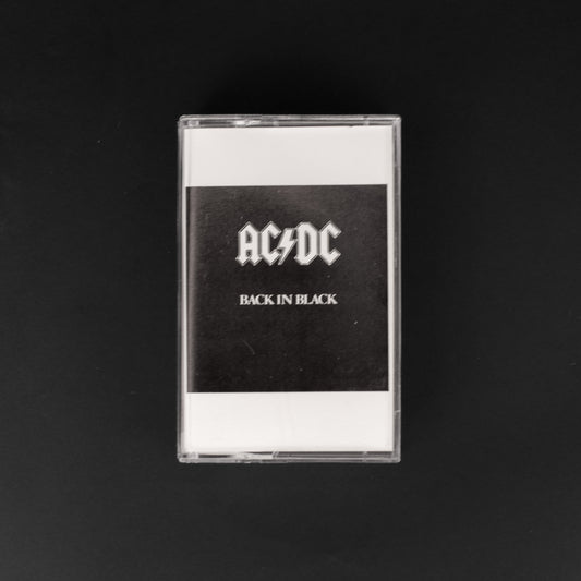 AC/DC - Back in Black - Vintage Cassette Tape