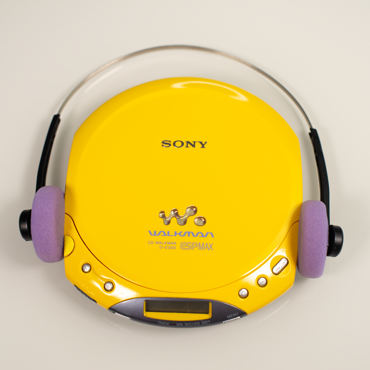 SONY CD WALKMAN D-E220 (Amarillo limón)