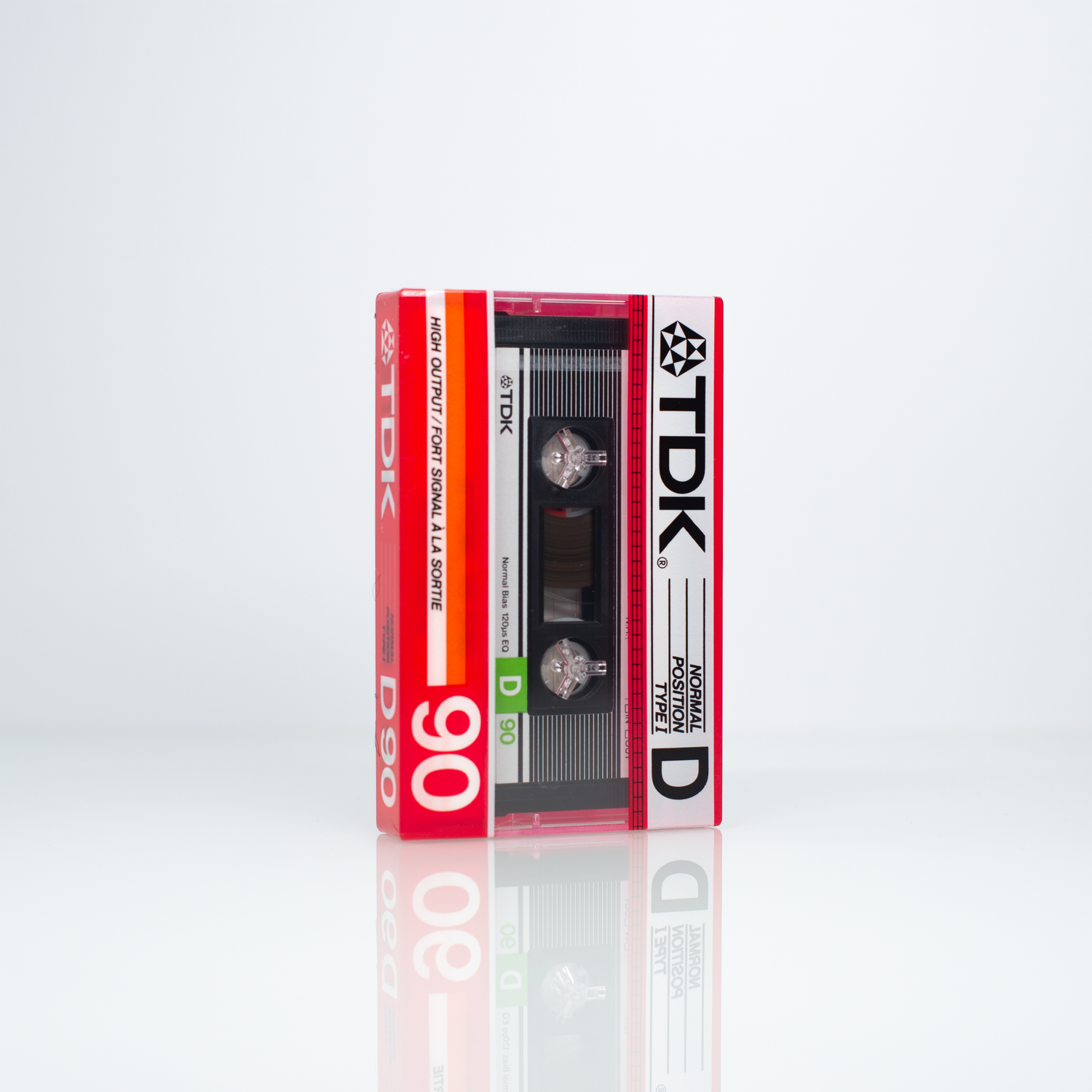 TDK - D 90 - Stock vintage des années 80 - Cassette vierge