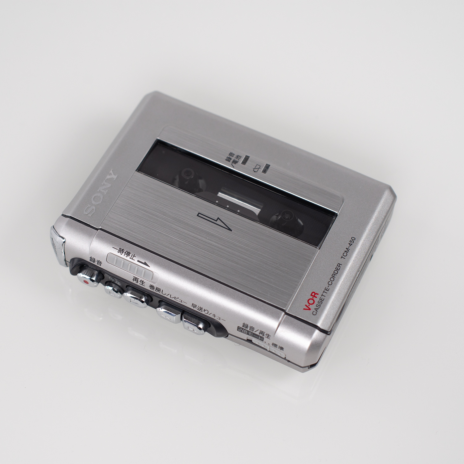 SONY CLEAR VOICE TCM-450 PORTABLE CASSETTE PLAYER & RECORDER