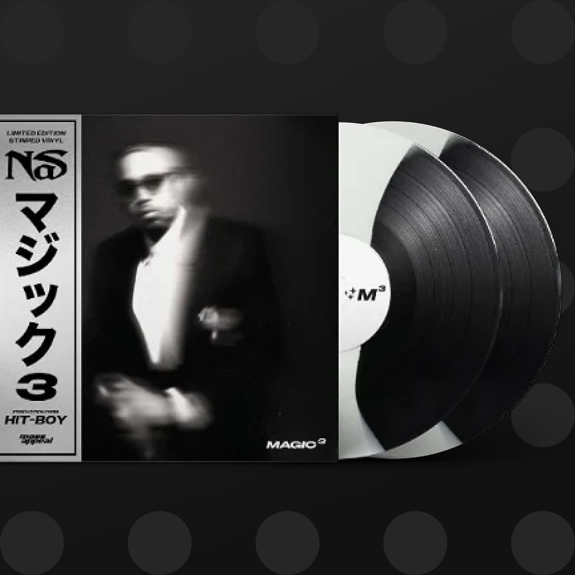 NAS - MAGIC 3 (STRIPED BLACK AND WHITE VINYL) – High Fidelity Vinyl