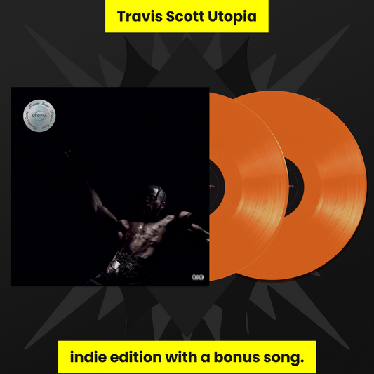 Travis Scott - Utopia - Vinyle orange translucide exclusif indépendant