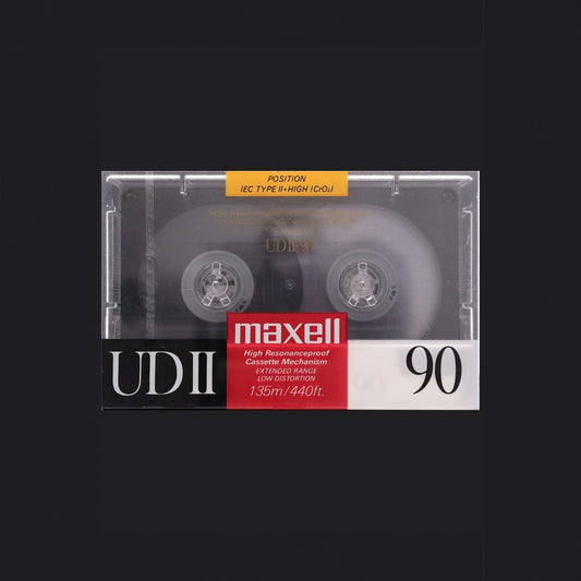 Maxell - UDII 90 - Blank Cassette Tape