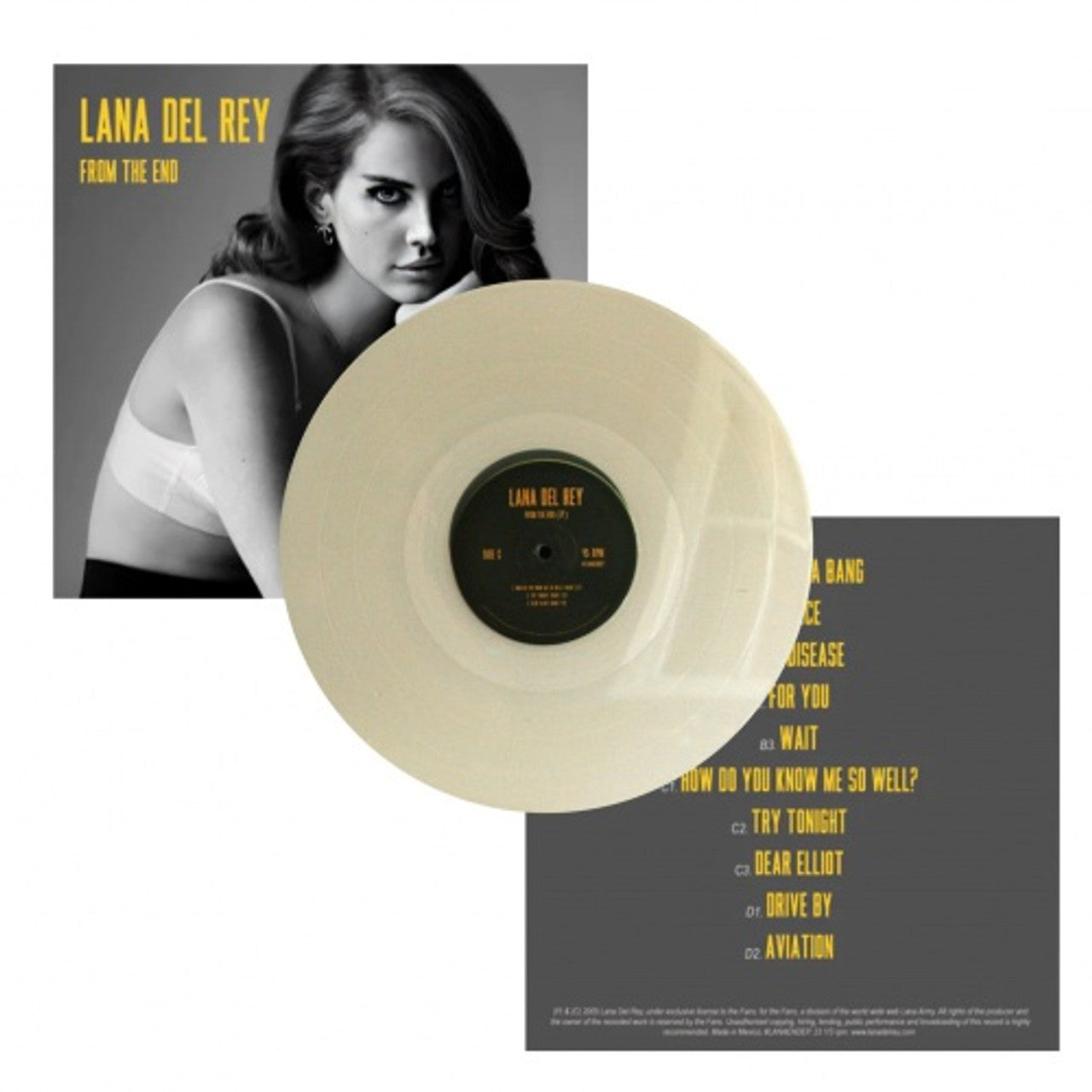 Lana Del Rey - From The End - LP Colored Vinyl Unofficial release