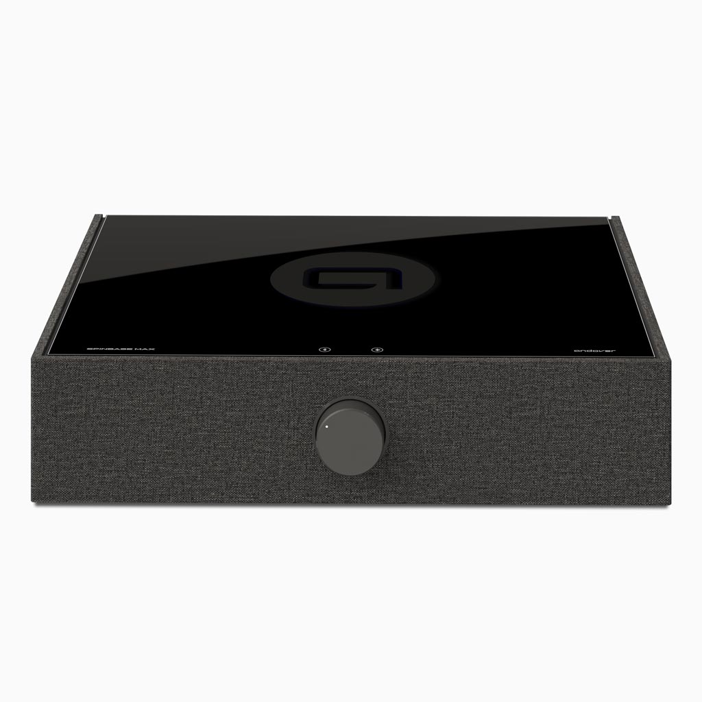Andover Audio - SpinBase MAX - Haut-parleur platine vinyle avec Bluetooth - Noir