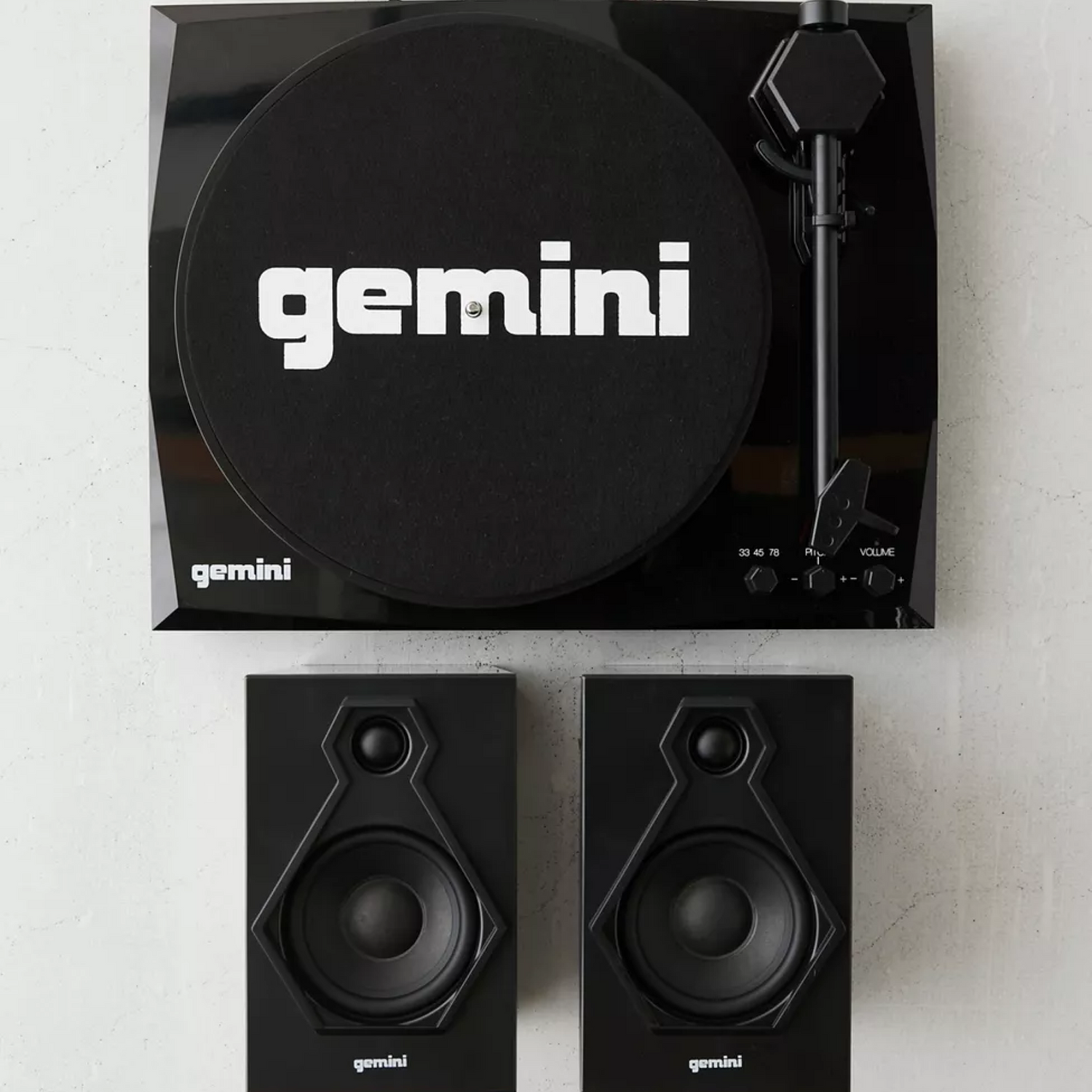 (Negro) Tocadiscos Bluetooth Gemini TT-900BB